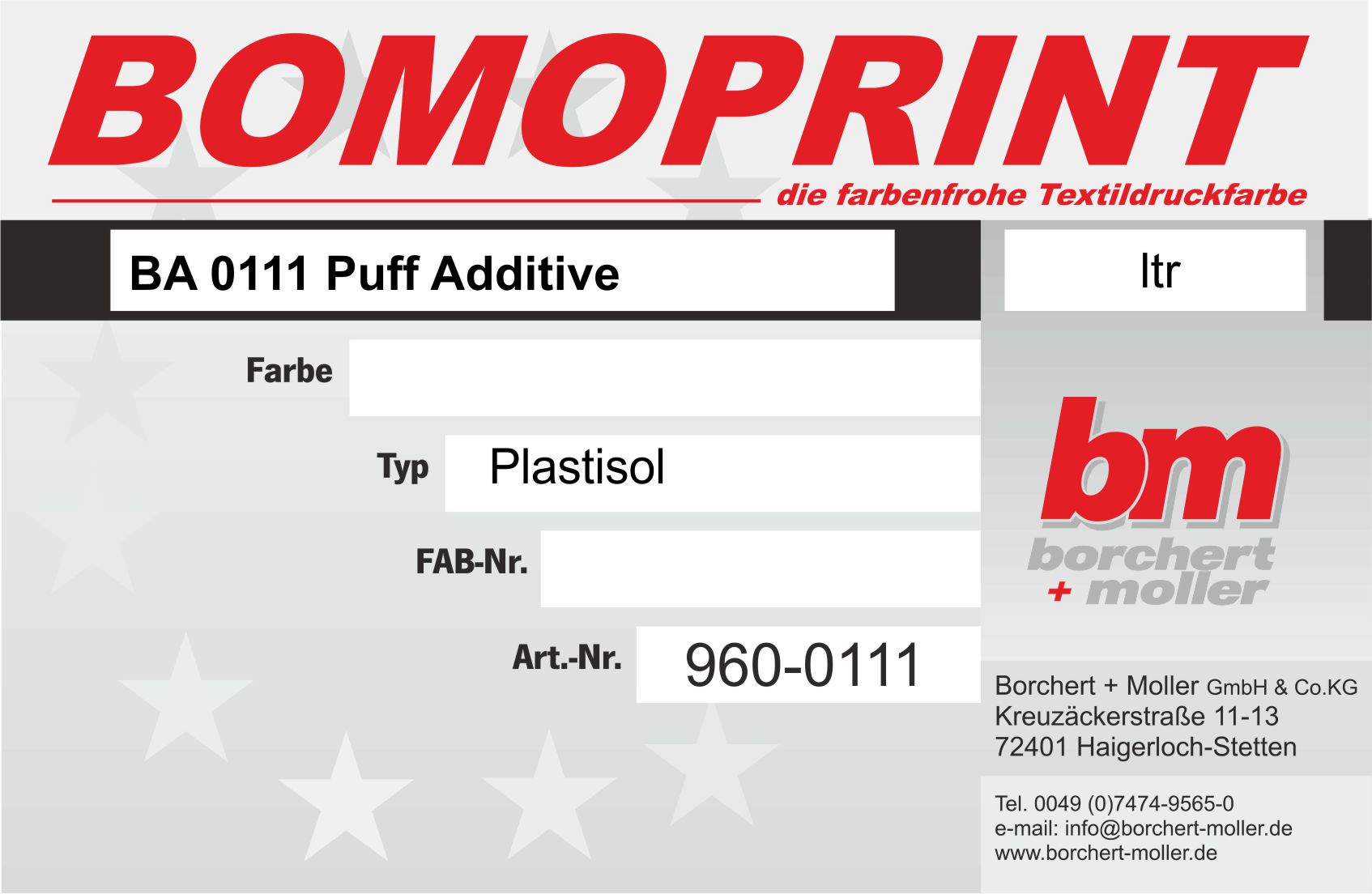 BA0111 Puff Additive